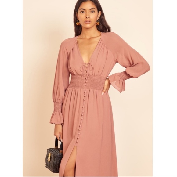 Reformation Fia Midi Dress - Picture 2 of 4